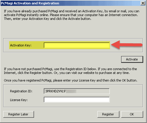 computer cleanup activation key