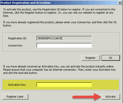 computer cleanup activation