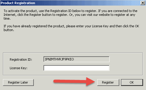 computer cleanup registration
